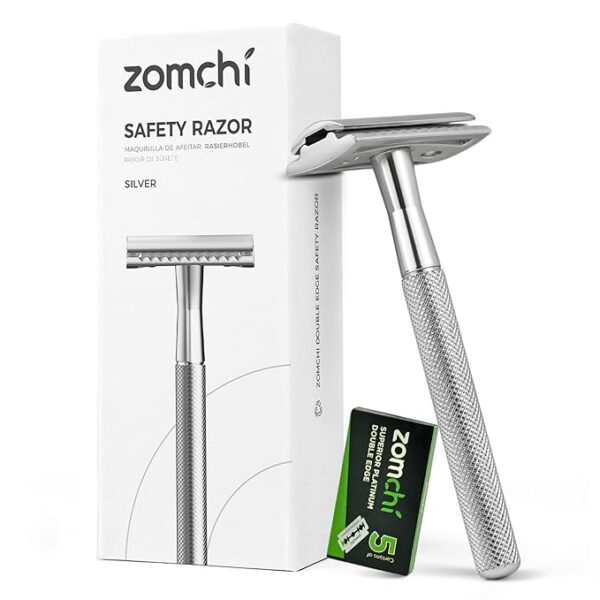 ZOMCHI Double Edge Safety Razor for Men & Women