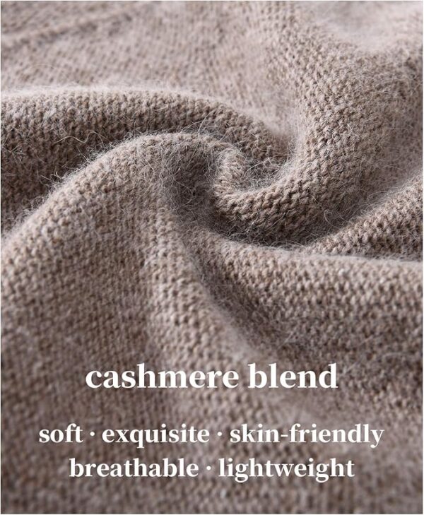 jaxmonoy Cashmere Slouchy Knit Beanie Hat for Women - Image 2