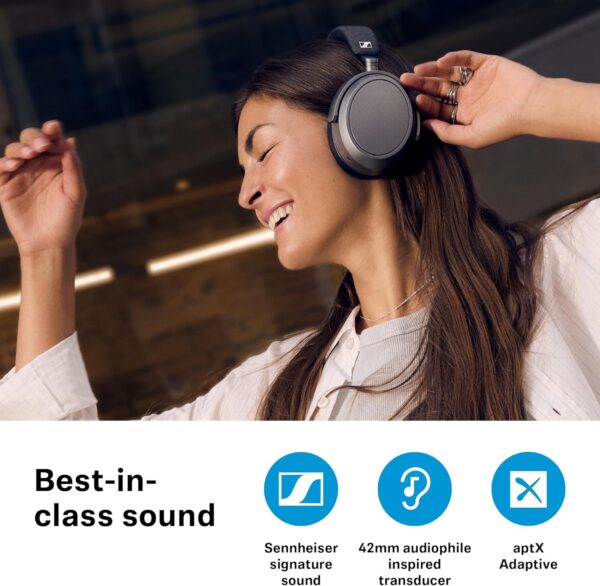 Sennheiser Momentum 4 Wireless Headphones Bluetooth for Crystal - Image 3