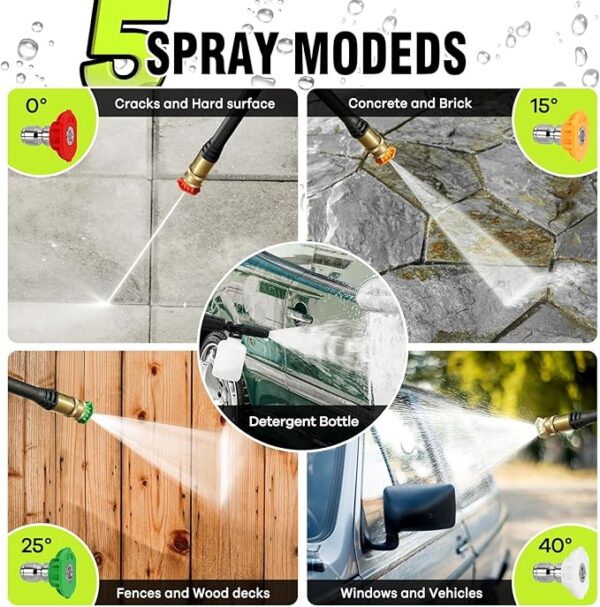 Electric Pressure Washer, 4200 PSI 2.5 GPM Power Washer - Image 4