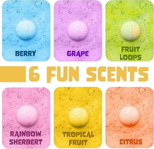 Valentines Bath Bombs for Kids with Surprise Toy Inside - Image 2