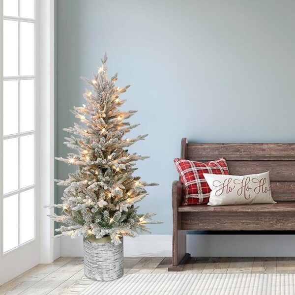 Puleo International 4.5 Foot Pre-Lit Potted - Image 2