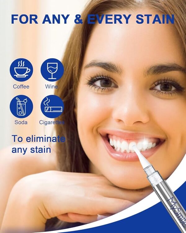 MySmile Non-Sensitive Teeth Whitening Pen Mint Gel Enamel Safety - Image 5