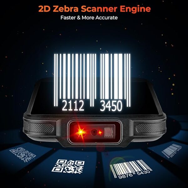 MUNBYN IPDA101P 2024 New Android 13 Barcode Scanner with Pistol Grip, Wi-Fi 6 Mobile - Image 6