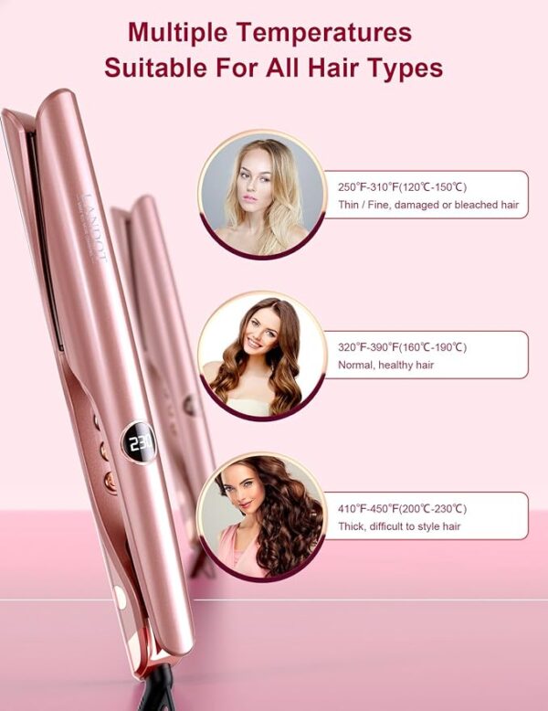Ceramic Hair Straightener and Curler 2 in 1 - Image 6