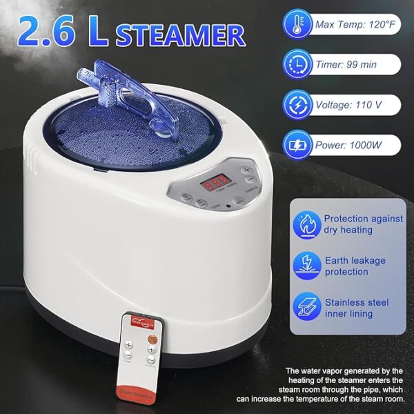 Foldable Steam Sauna, Portable Sauna for Home - Image 3