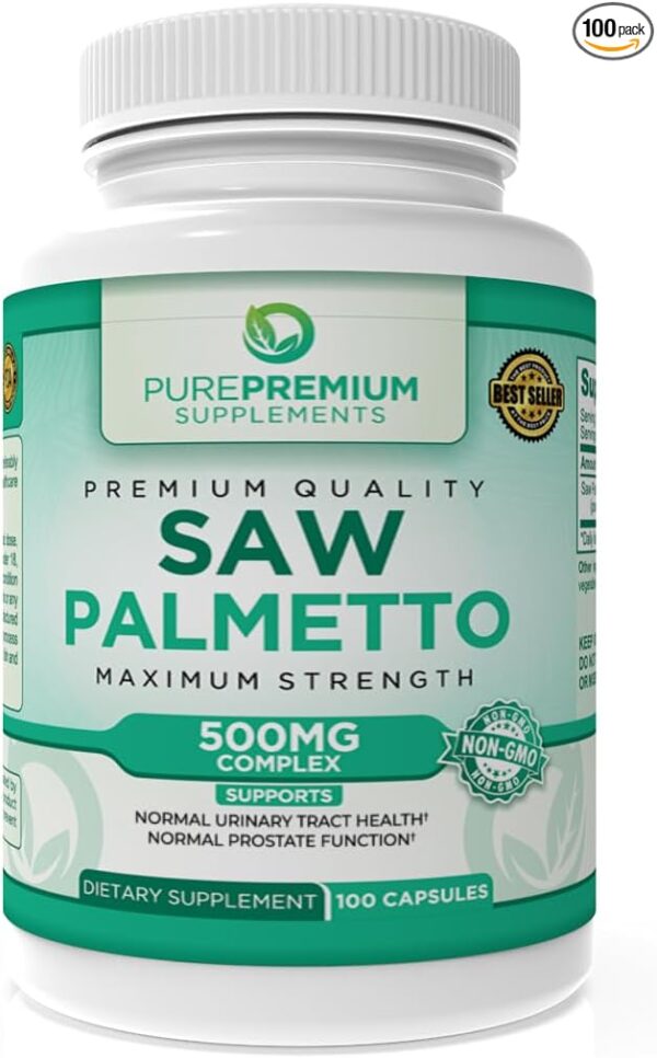 Premium Saw Palmetto 500 mg for Men & Women