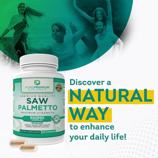 Premium Saw Palmetto 500 mg for Men & Women - Image 5