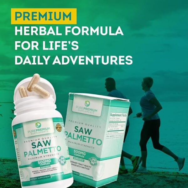 Premium Saw Palmetto 500 mg for Men & Women - Image 3