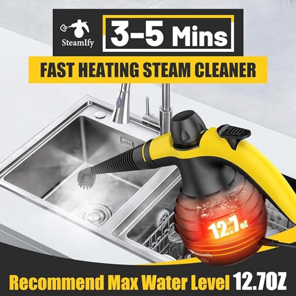 Pressurized Handheld Steam Cleaner - Image 5
