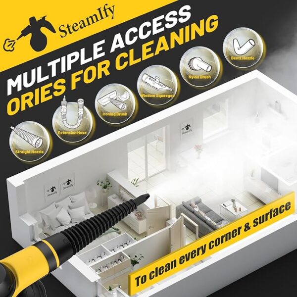Pressurized Handheld Steam Cleaner - Image 6