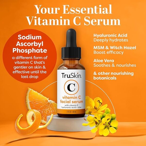 TruSkin Vitamin C Serum – Anti Aging Facial Serum with Vitamin C - Image 2