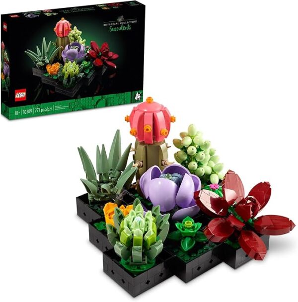LEGO Icons Succulents Artificial Plant Set for Adults