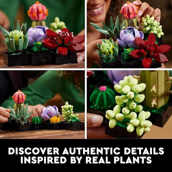 LEGO Icons Succulents Artificial Plant Set for Adults - Image 5