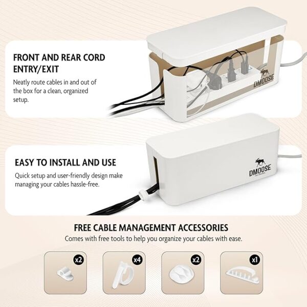 DMoose Cable Management Box - 2 Pack - Image 6