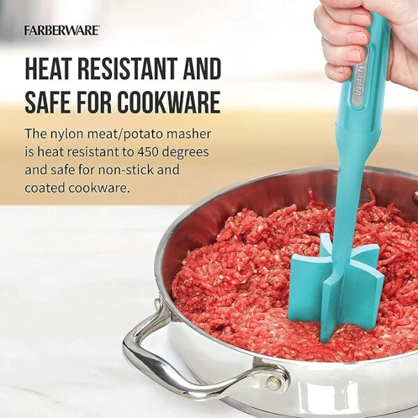 Farberware Heat Resistant Nylon Meat - Image 4