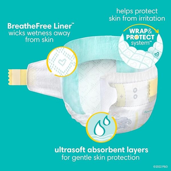 Pampers Baby Diapers - Swaddlers - Size 4, 150 Count - Image 6