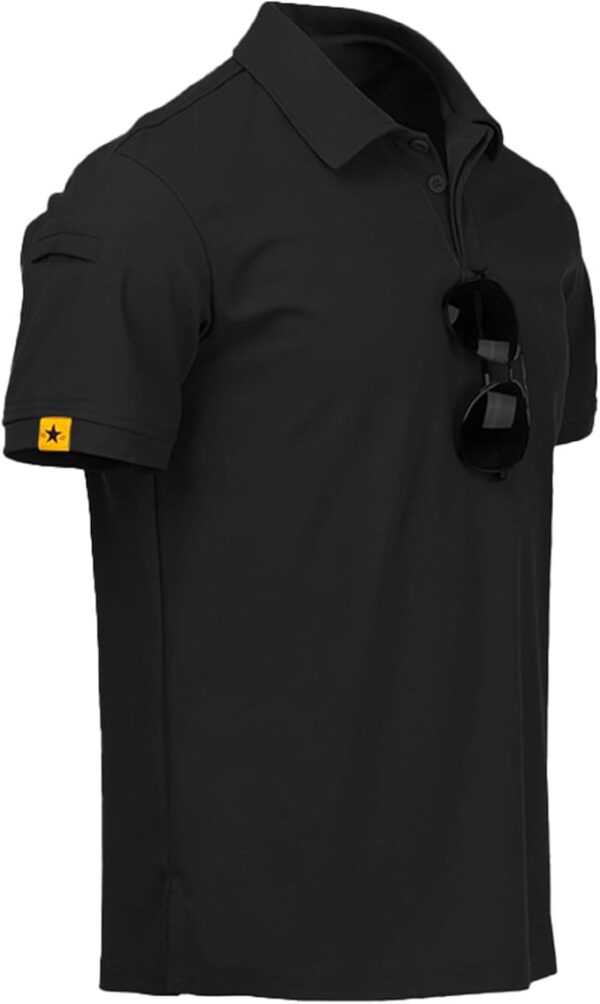 ZITY Mens Polo Shirt Short Sleeve Sports Tactical